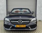Mercedes C-klasse Cabrio 180 AMG Line Unieke Combi/Nekverw/S, Auto's, Mercedes-Benz, Euro 6, Cabriolet, 4 stoelen, Zwart