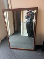 Antieke Spiegel met Houten Frame, Ophalen, Gebruikt, 100 tot 150 cm, 75 tot 100 cm