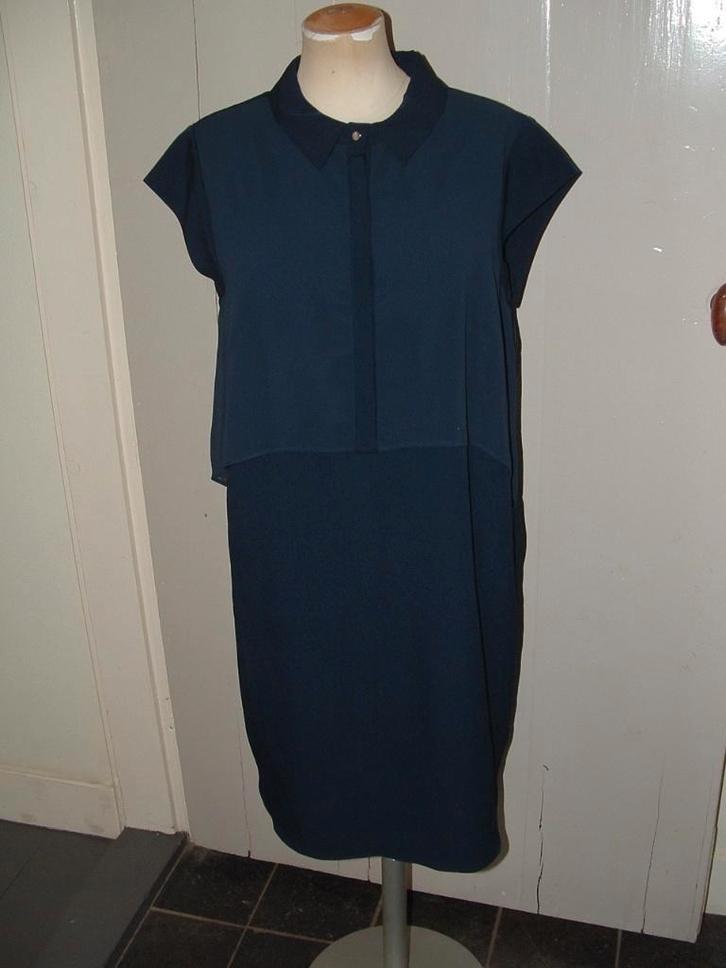 Kocca donkerblauwe korte jurk -tuniek maat L, valt als 38-40, Kleding | Dames, Jurken, Zo goed als nieuw, Maat 38/40 (M), Blauw