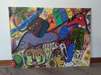 Modern schilderij gesigneerd 80x60, Ophalen of Verzenden