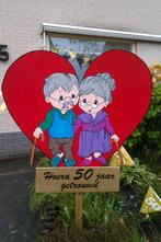bruidspaar 50 jaar getrouwd 25 trouwen jubileum 12 1/5 jaar, Ophalen, Nieuw, Geboorte of Huwelijk