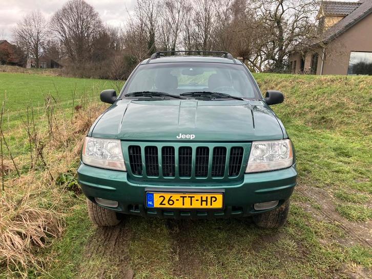 Jeep Grand Cherokee 4.0 I AUT 2001 Groen, Auto's, Jeep, Particulier, Grand Cherokee, 4x4, ABS, Airbags, Airconditioning, Alarm