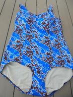 Blauw/bruin badpak TWEKA, Kleding | Dames, Badmode en Zwemkleding, Blauw, Badpak, Ophalen of Verzenden, Zo goed als nieuw