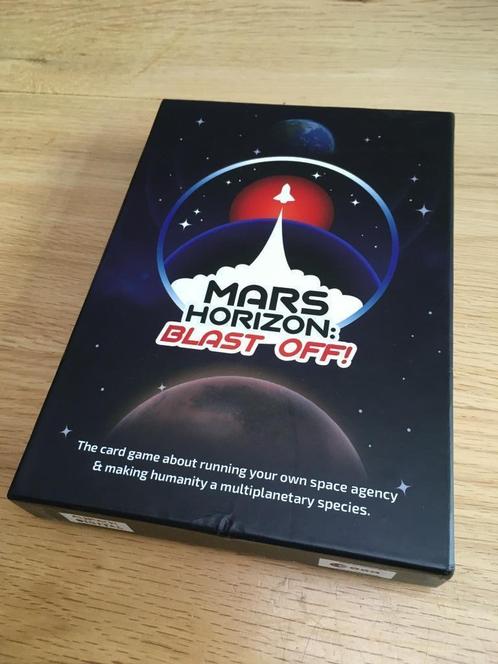 Mars Horizon: Blast off! (kickstarter), Hobby en Vrije tijd, Gezelschapsspellen | Bordspellen, Zo goed als nieuw, Een of twee spelers
