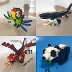 Lego dieren sets haai aap papagaai panda draak, Ophalen of Verzenden, Zo goed als nieuw, Complete set, Lego