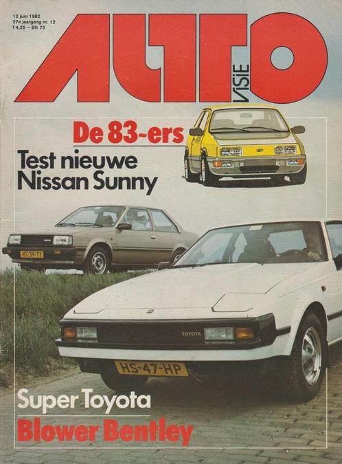 Toyota Supra A60 in Autovisie 1982, Boeken, Auto's | Folders en Tijdschriften, Gelezen, Toyota, Ophalen of Verzenden
