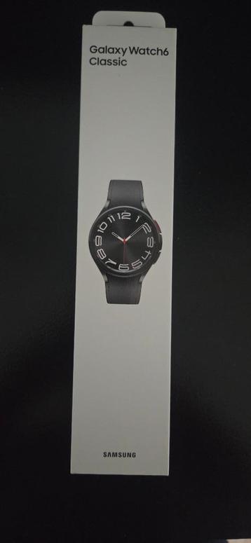 Samsung galaxy watch 6 Classic zwart NIEUW beschikbaar voor biedingen