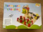 Bigjigs Farmyard Crossing Houten Treinbaan, Ophalen of Verzenden, Nieuw, Overige typen