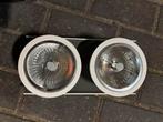 Philips Lirio Halogeenlamp Armatuur – G53 | 2x 45W, Halogeen, Gebruikt, Metaal of Aluminium, Ophalen of Verzenden
