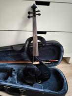 Stagg zwarte elektrische viool 4/4 incl strijkstok en kist, Muziek en Instrumenten, Strijkinstrumenten | Violen en Altviolen, Ophalen of Verzenden