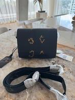 Cowboysbag sapphire zwarte slangenprint leren crossbody tas, Ophalen of Verzenden, Nieuw, Zwart, Schoudertasje