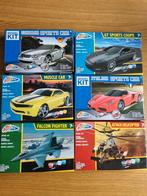 6 Grafix modelbouw sets in 1 koop (vliegtuig, heli, auto's), Overige merken, 1:72 tot 1:144, Grafix, Verzenden