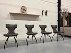 4 Nieuw Leolux Callas eetkamerstoel Wapiti Design stoel