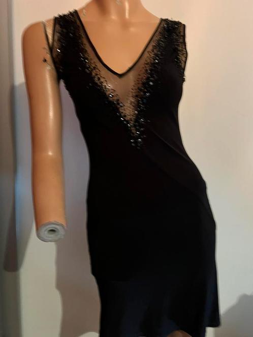 BLUMARINE jurk met STRASS maat S origineel ZGAN, Kleding | Dames, Jurken, Zo goed als nieuw, Maat 38/40 (M), Zwart, Boven de knie