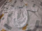 Nw wit rompertje kraagje en blauw/wit mini strikje H&M mt 50, Kinderen en Baby's, Babykleding | Maat 50, Nacht- of Onderkleding
