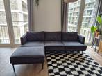 Duchess 3,5 zits bank velvet antraciet + hocker van Sissy Bo, Huis en Inrichting, Banken | Bankstellen, Ophalen, Gebruikt, Driepersoons