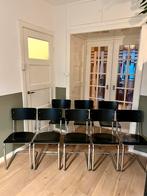 6 look-a-like thonet stoelen te koop, Huis en Inrichting, Stoelen, Ophalen, Zwart, Zo goed als nieuw, Thonet stijl, buisframe stoelen