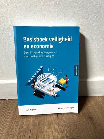Basisboek Veiligheid en Economie | 5e druk | Jack Bergman beschikbaar voor biedingen