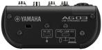 Yamaha AG03MK2B live streaming mixer, zwart, Muziek en Instrumenten, Overige Muziek en Instrumenten, Mengpaneel, Nieuw, Ophalen of Verzenden