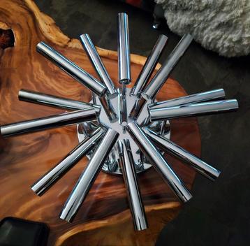 FIFTIES SIXTIES CHROMEN DESIGN HANGLAMP  MET 14 LICHTPUNTEN  beschikbaar voor biedingen