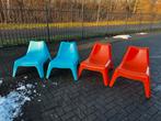 Kunststof Ikea Tuinstoelen - Set van 4, Tuin en Terras, Tuinstoelen, Ophalen, Gebruikt, Kunststof, Stapelbaar