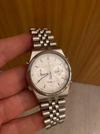 Vintage Seiko 7A38 chronograph dag datum chrono jubilee band, Ophalen of Verzenden