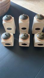 Landelijke Voorraadpotten Set, Ophalen, Overige materialen, Gebruikt, Crème