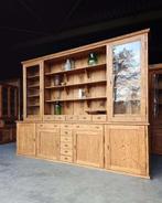 Grote antieke winkelkast | Apothekerskast grenenhout   #2697, Ophalen of Verzenden