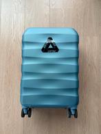 Carry on cabin luggage blue Travelbags, Sieraden, Tassen en Uiterlijk, Koffers, 50 tot 60 cm, Hard kunststof, Ophalen of Verzenden