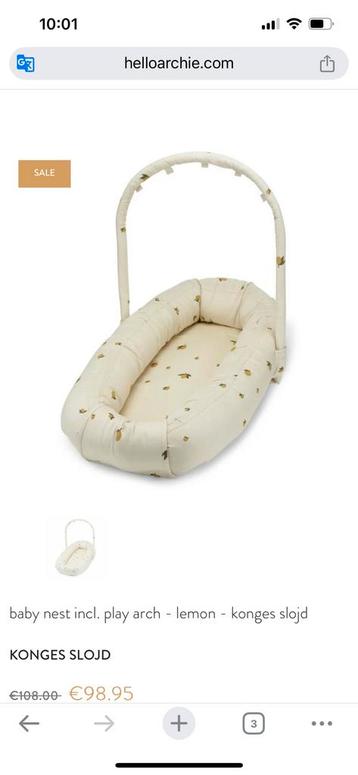 Baby nest - konges slojd beschikbaar voor biedingen