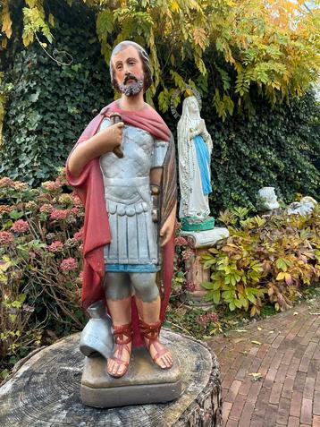 Antiek Heiligenbeeld Donatius ❤️ Beschermheilige Onweer beschikbaar voor biedingen