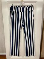 Corel broek maat 42 XL strepen blauw wit tricot flared, Corel, Blauw, Maat 42/44 (L), Ophalen of Verzenden