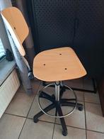 6x Werkplaatsstoelen / Barkrukken - Verstelbaar, Huis en Inrichting, Barkrukken, Ophalen