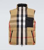 BURBERRY Romford Check Nylon Reversible Puffer Gilet (nieuw), Kleding | Heren, Bodywarmers, Ophalen of Verzenden, Nieuw, Maat 48/50 (M)