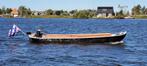 Geklonken stalen praam/sloep, Watersport en Boten, Ophalen, 10 tot 30 pk, Gebruikt, Staal