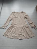 100% katoenen jurk beige L/40, Kleding | Dames, Jurken, Nieuw, Beige, Maat 42/44 (L), Geen merk