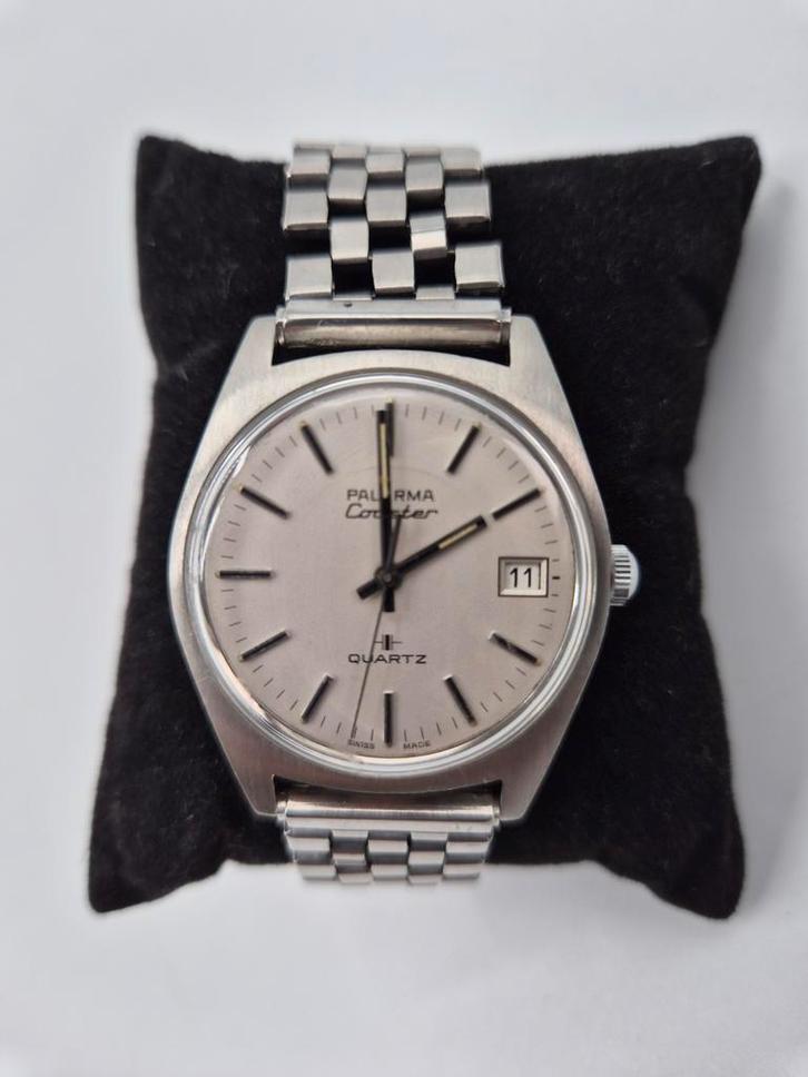 Vintage Palerma Compressor Polshorloge -, Sieraden, Tassen en Uiterlijk, Horloges | Heren, Gebruikt, Polshorloge, Overige merken