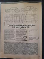 DINITROL – Simca 1100 – Daf 44 - Full page advertentie, Ophalen of Verzenden, Zo goed als nieuw, Auto's