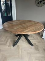 Eettafel, Huis en Inrichting, Tafels | Eettafels, Gebruikt, Rond, Vijf personen of meer, Ophalen