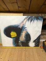 Canvas Schilderij Koe - Loods 5, Antiek en Kunst, Ophalen of Verzenden