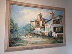 Romano Rossini schilderij in lijst, Antiek en Kunst, Ophalen