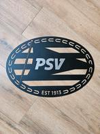 PSV Eindhoven-logo - 60x40 cm - RVS wanddecoratie design, Huis en Inrichting, Ophalen of Verzenden, Nieuw