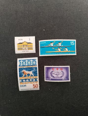 DDR Postzegels - Set van 4 beschikbaar voor biedingen
