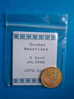 5 cent 1964 brons verguld., Postzegels en Munten, Ophalen of Verzenden, Overige landen