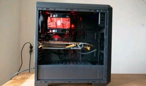Game-pc Ryzen 1600X R9 290X 16 GB DDR4 180 GB SSD 1 TB HDD, Computers en Software, Desktop Pc's, Gebruikt, Ophalen of Verzenden
