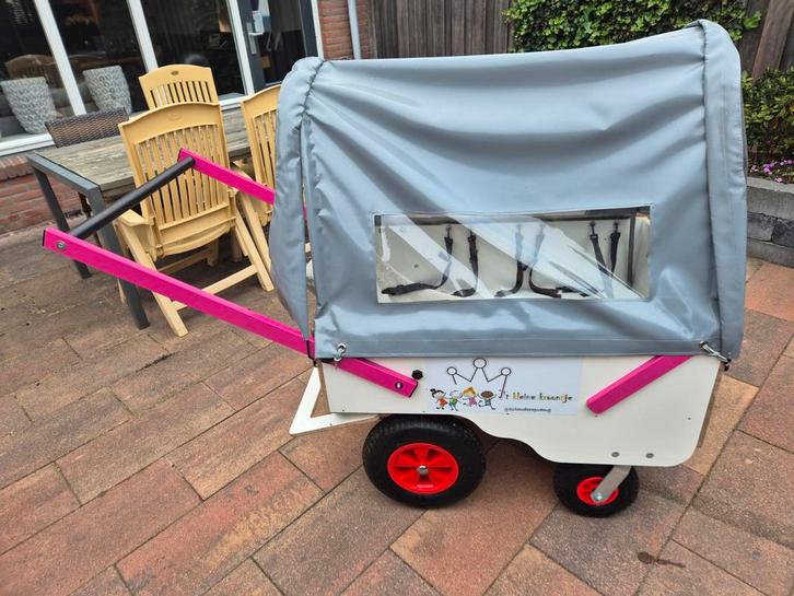 Bolderwagen met zitjes - Zo goed als nieuw!, Caravans en Kamperen, Bolderkarren, Zo goed als nieuw, Ophalen