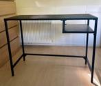 Zwart Metalen Bureau / Console - Zo Goed Als Nieuw, Ophalen, Zo goed als nieuw, Bureau