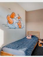 Eenpersoonsbed met lattenbodem, Kinderen en Baby's, Kinderkamer | Bedden, Ophalen, 70 tot 85 cm, Zo goed als nieuw, Lattenbodem