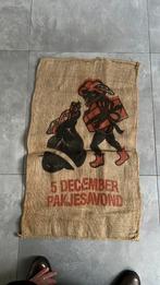 Jute zak Sinterklaas Vintage, normaal formaat, Diversen, Sinterklaas, Ophalen of Verzenden, Zo goed als nieuw