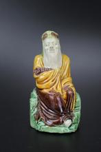 Chinees porselein Sancai biscuit beeld figuur antiek beeldje, Ophalen of Verzenden